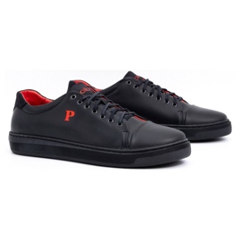 Polbut Zapatos hombre piel 2109 negro 2