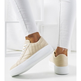 Deportivas beige suela gruesa Matthew 2