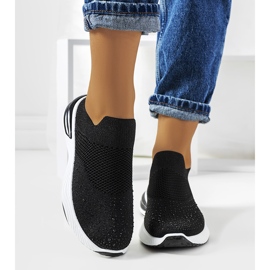 Zapatillas slip-on deportivas negras de Winston negro 1