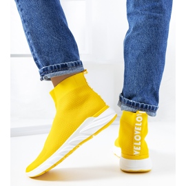 Zapatillas altas amarillas William amarillo 2