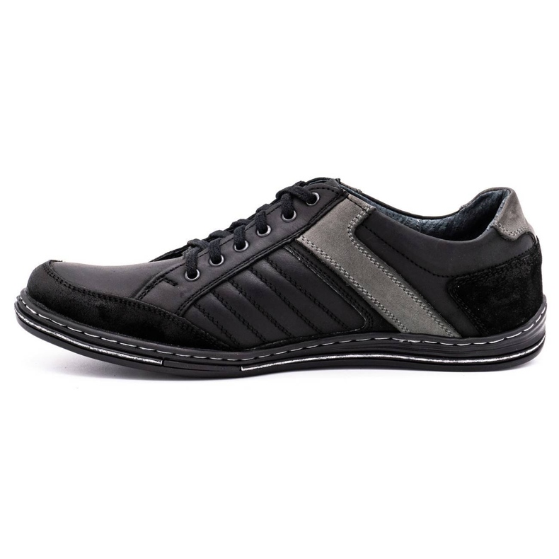 Zapatos de piel hombre Olivier 236GT negro 1
