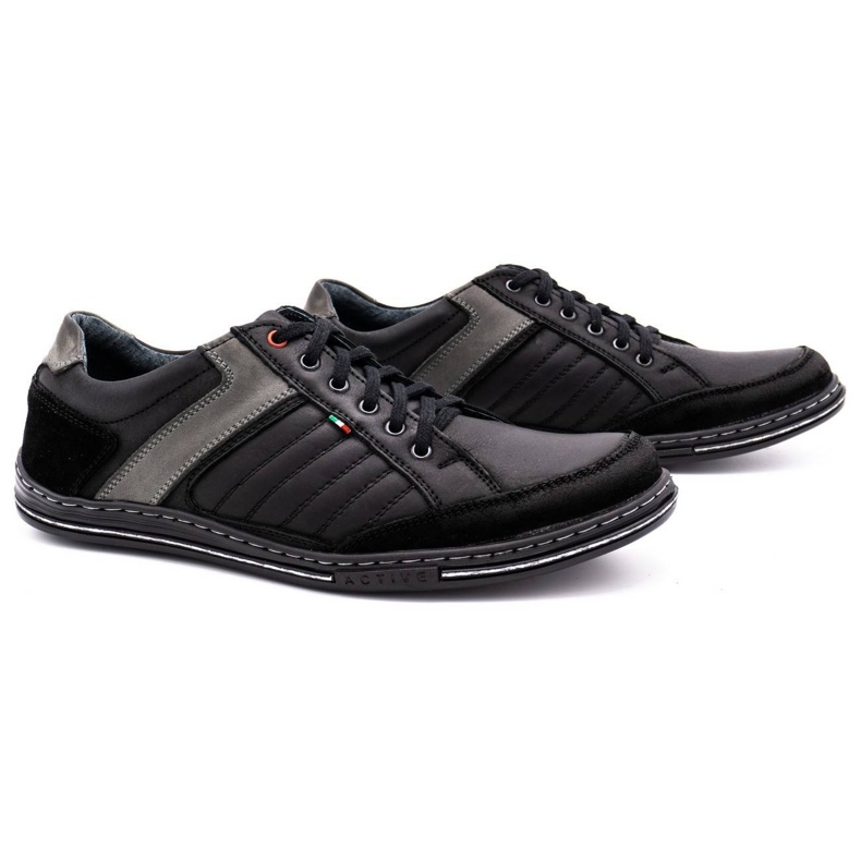 Zapatos de piel hombre Olivier 236GT negro 2