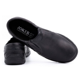 Joker Mocasines hombre piel gris 523J 4