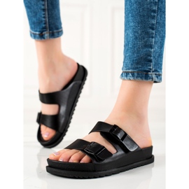 S. BARSKI Pantuflas Cómodas Negras S.BARSKI negro 1 S. BARSKI Pantuflas Cómodas Negras S.BARSKI negro 1