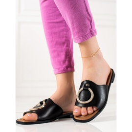 W. Potocki slippers Potocki grabado negro 2