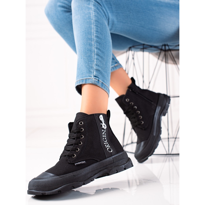 Sabatina Zapatillas altas originales negro 1