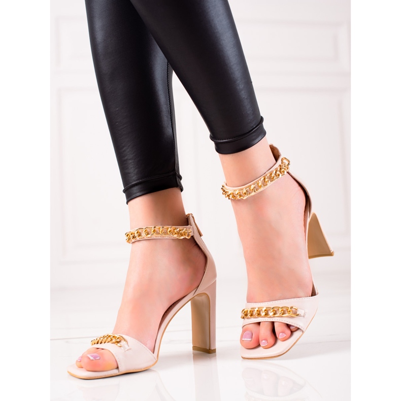 W. Potocki Elegantes sandalias Potocki beige 1 W. Potocki Elegantes sandalias Potocki beige 1