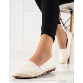 Ideal Shoes Alpargatas clásicas beige 2