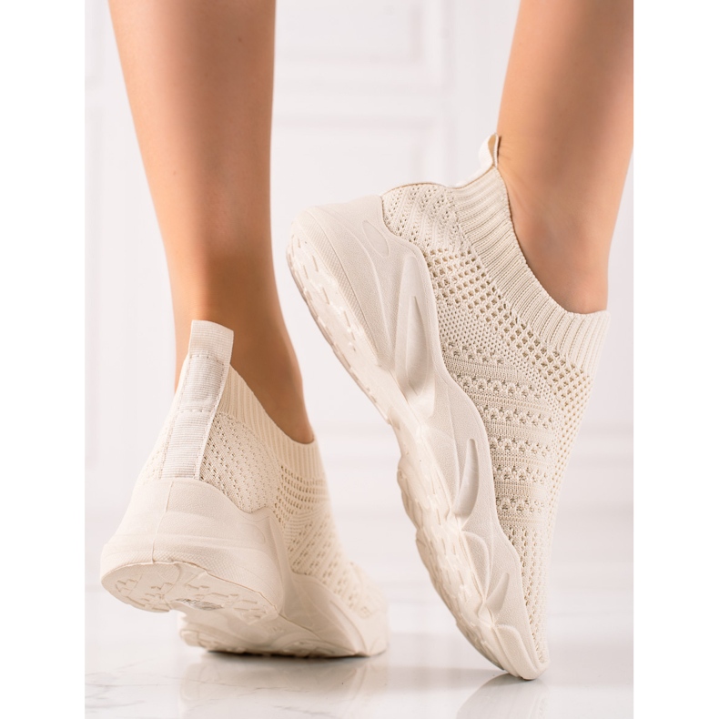 Sweet Shoes Zapatillas deportivas sin cordones beige 1