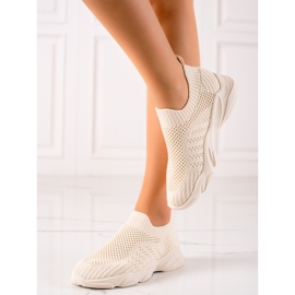 Sweet Shoes Zapatillas deportivas sin cordones beige 3