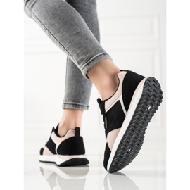 Sweet Shoes Zapatillas con malla negro 3
