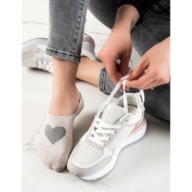 Sweet Shoes Zapatillas con malla blanco 5