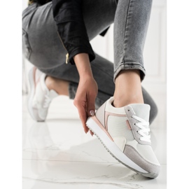 Sweet Shoes Zapatillas con malla blanco 2