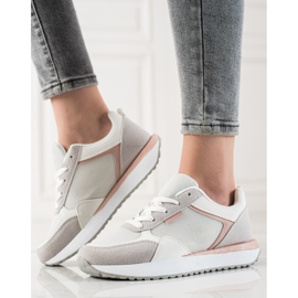 Sweet Shoes Zapatillas con malla blanco 3