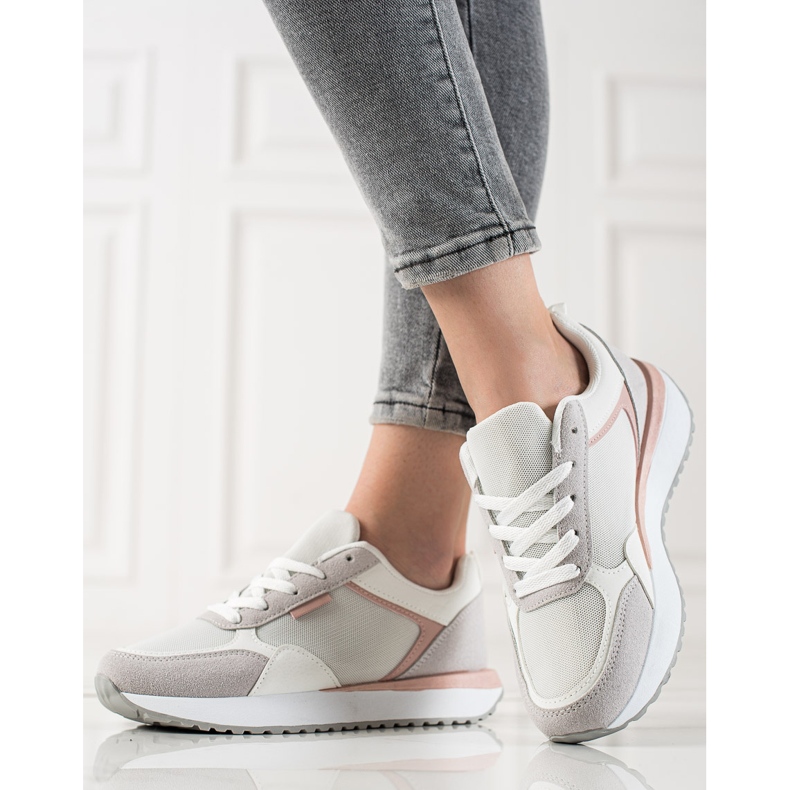 Sweet Shoes Zapatillas con malla blanco 1