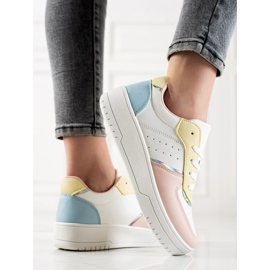 TRENDI Zapatillas de moda multicolor 3