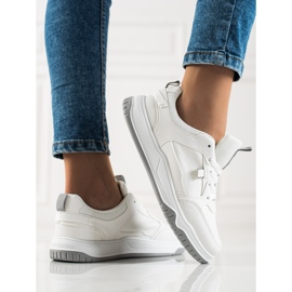TRENDI Zapatos deportivos blancos 3