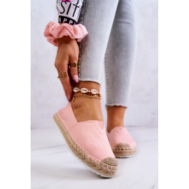 Alpargatas Con Suela Trenzada Big Star HH274496 Rosa 1