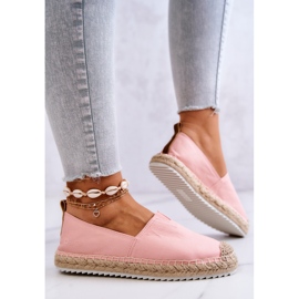 Alpargatas Con Suela Trenzada Big Star HH274496 Rosa rosado 3