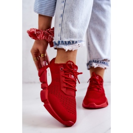 Deportivas Mujer Memory Foam Big Star JJ274270 Rojo 1