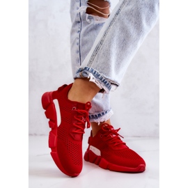 Deportivas Mujer Memory Foam Big Star JJ274270 Rojo 2