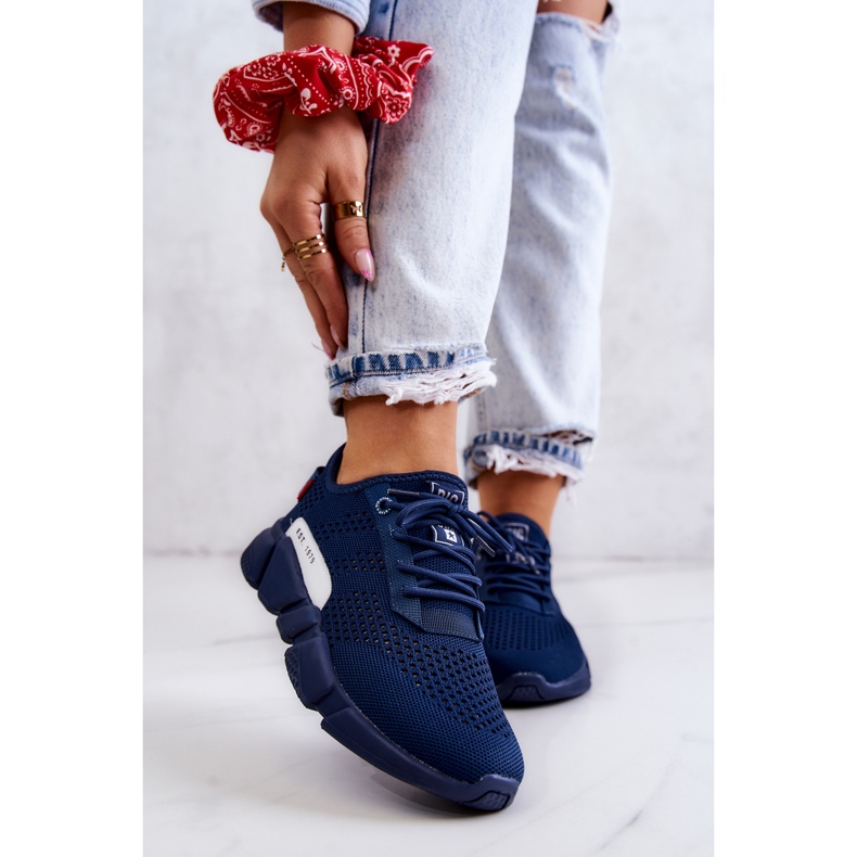 Deportivas mujer Memory Foam Big Star JJ274274 Azul marino 1 Deportivas mujer Memory Foam Big Star JJ274274 Azul marino 1