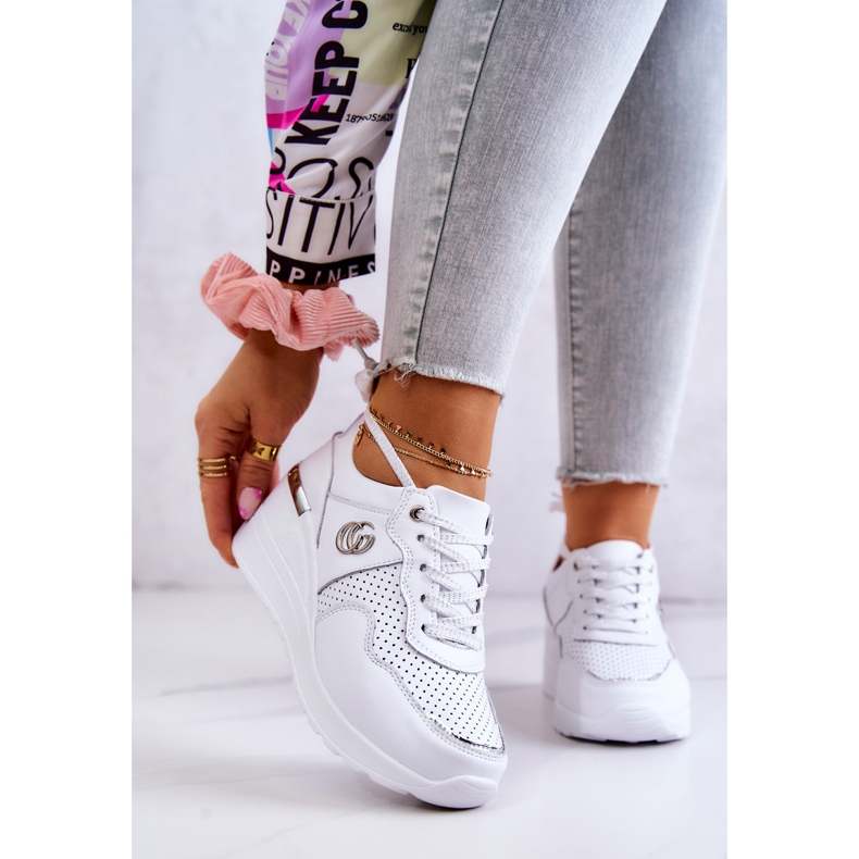 S.Barski Deportivas De Mujer En Piel Deportivas Blancas Loissa blanco 1