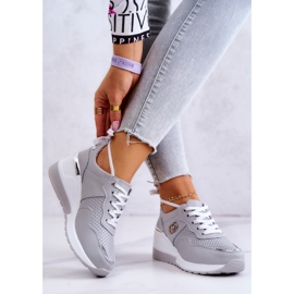 S.Barski Deportivas Mujer Piel Deportivas Deportivas Gris Loissa 2