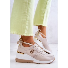 S.Barski Deportivas Mujer Piel Deportivas Deportivas Beige Loissa 8