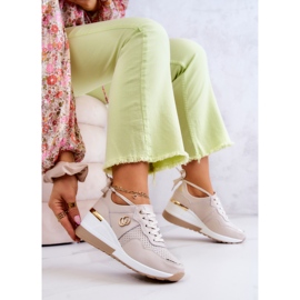 S.Barski Deportivas Mujer Piel Deportivas Deportivas Beige Loissa 6