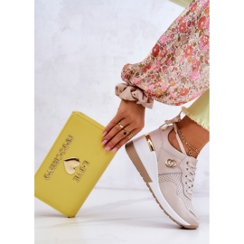 S.Barski Deportivas Mujer Piel Deportivas Deportivas Beige Loissa 5