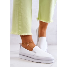 Sneakers Mujer Piel Slip-On S.Barski Blanco 3
