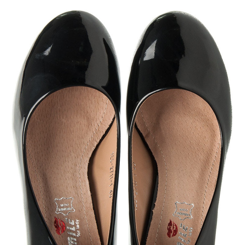 Yes Mile Bombas lacadas negro 1