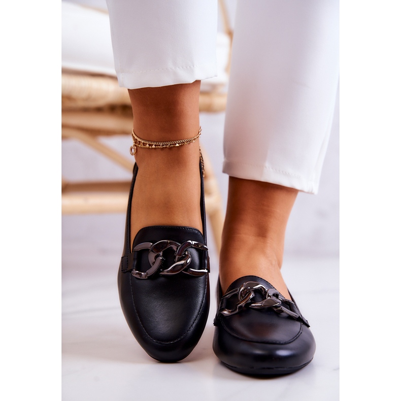 Mocasines Mujer Sergio Leone MK739 Negro 2 Mocasines Mujer Sergio Leone MK739 Negro 2