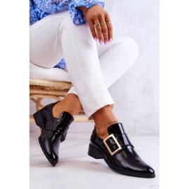 PA2 Zapatos charol con hebilla Negro Taliya 5