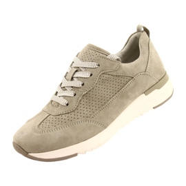 Zapatos Mujer Caprice de Piel Calada 23708-28 en tonos verdes 4