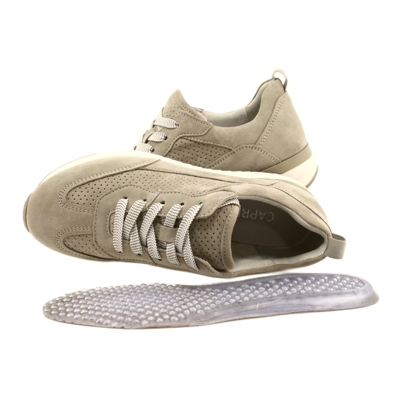 Zapatos Mujer Caprice de Piel Calada 23708-28 en tonos verdes 8