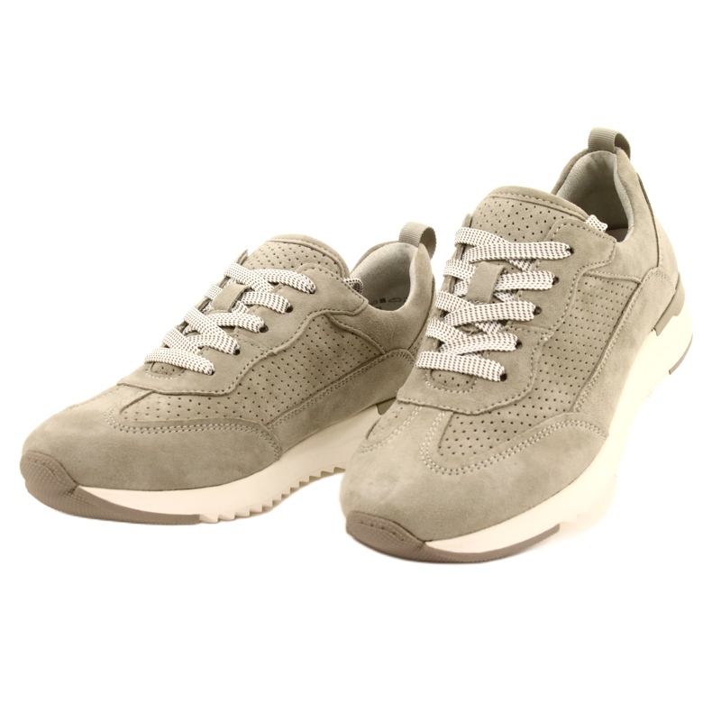 Zapatos Mujer Caprice de Piel Calada 23708-28 en tonos verdes 3