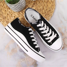 Zapatillas en la plataforma S. Barski W OLI156A negro 3