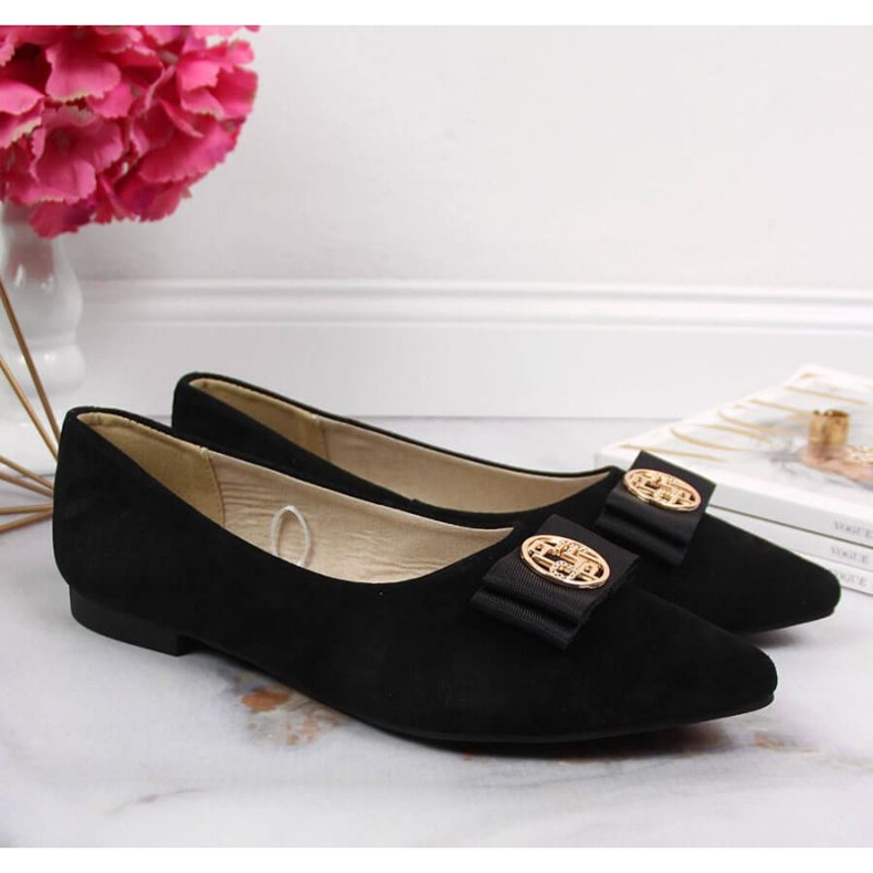Bailarinas de piel con punta Filippo W PAW335A negro 2