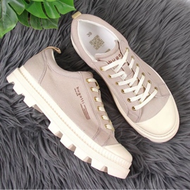 Bugatti W INT1721 zapatillas beige en la plataforma 2 Bugatti W INT1721 zapatillas beige en la plataforma 2