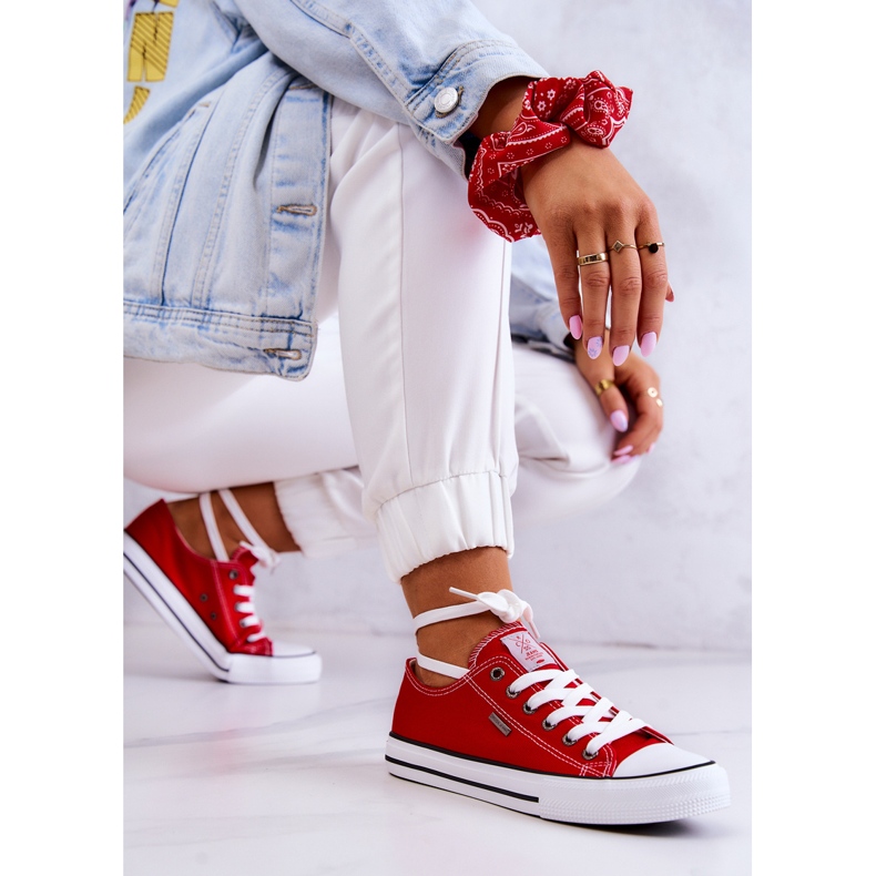 Zapatillas Clásicas Mujer Cross Jeans JJ2R4010C Rojo 2