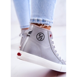 Zapatillas Altas Mujer Cross Jeans JJ2R4057C Gris 4