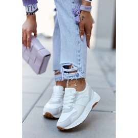 FG2 Deportiva Coryse Atadas Blanco-Gris 2 FG2 Deportiva Coryse Atadas Blanco-Gris 2