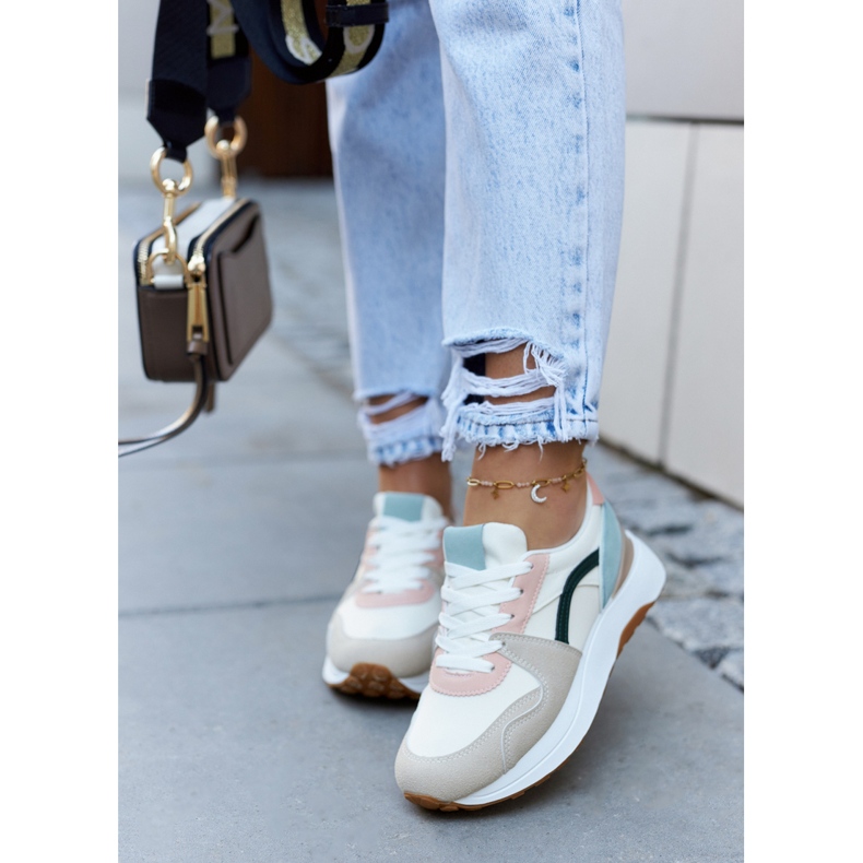 FG2 Deportivas Coryse Amarradas Beige y Verde marrón 2 FG2 Deportivas Coryse Amarradas Beige y Verde marrón 2