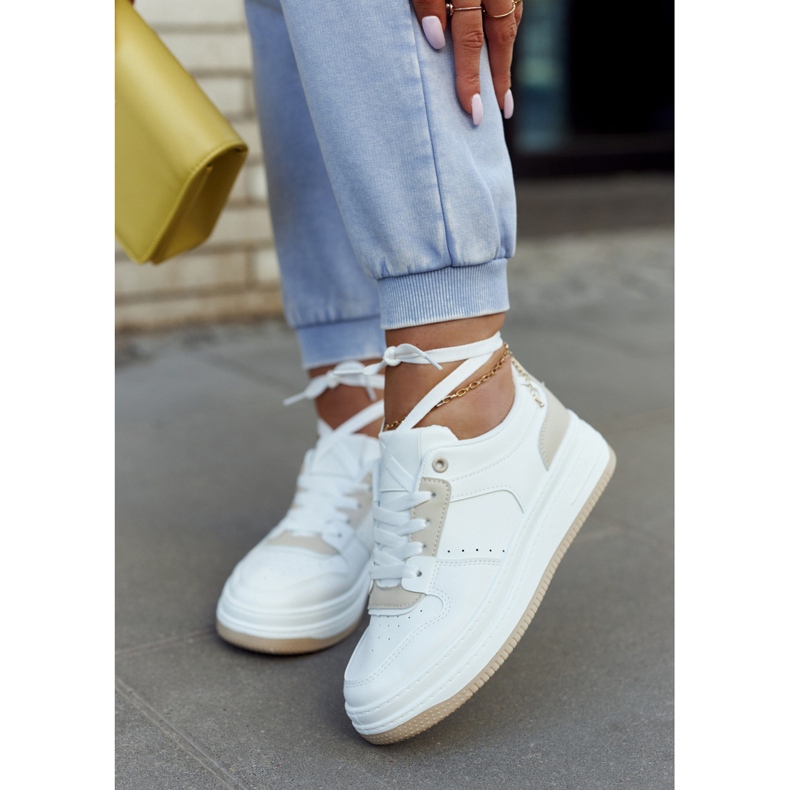 FG2 Deportivas Mujer Blanco y Beige New Haven 2 FG2 Deportivas Mujer Blanco y Beige New Haven 2