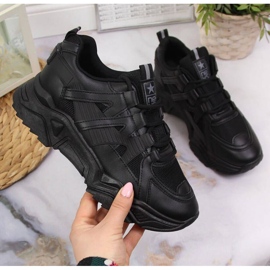 Deportivas cuña News W EU649A negro 1