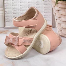 Sandalias velcro S. Barski Jr OLI151B rosa rosado 3