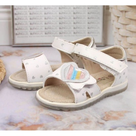 Sandalias velcro S. Barski Jr OLI152A blanco 2 Sandalias velcro S. Barski Jr OLI152A blanco 2