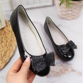 Bailarinas lacadas S. Barski Jr. OLI153A negro 1